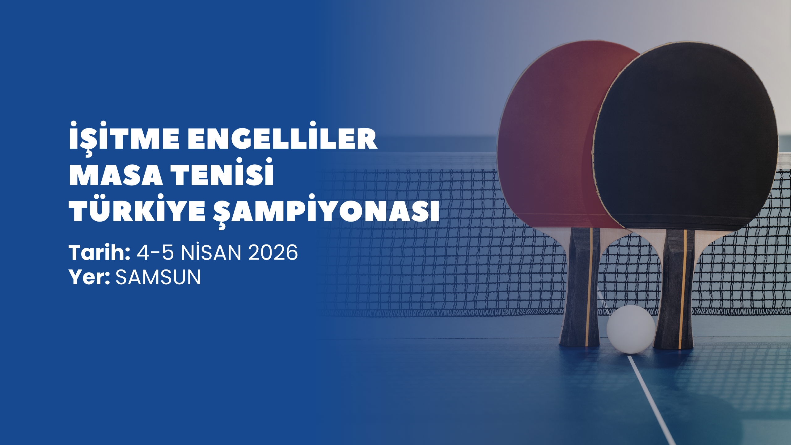 İşitme Engelliler Masa Tenisi Türkiye Şampiyonası